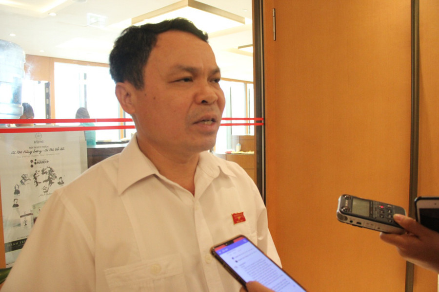 Đại biểu Nguyễn Tiến Sinh. Ảnh: TG Đại biểu Nguyễn Tiến Sinh. Ảnh: TG