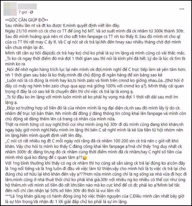 Bài đăng trước đó của tài khoản T.H.