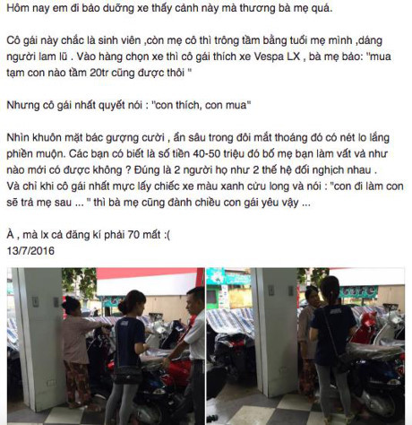 Bị chụp ảnh đưa lên facebook cùng câu chuyện hư cấu, nhiều người bỗng dưng... mang tội - Ảnh 1 Bi chup anh dua len facebook cung cau chuyen hu cau, nhieu nguoi bong dung... mang toi - Anh 1