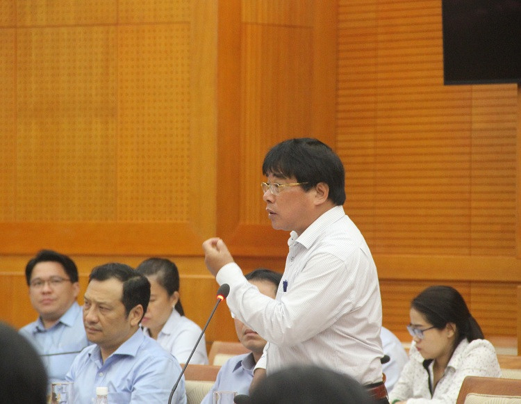 Ông Đỗ Văn Dũng, Hiệu trưởng Trường ĐH Sư phạm Kĩ thuật TP.HCM chia sẻ ý kiến
