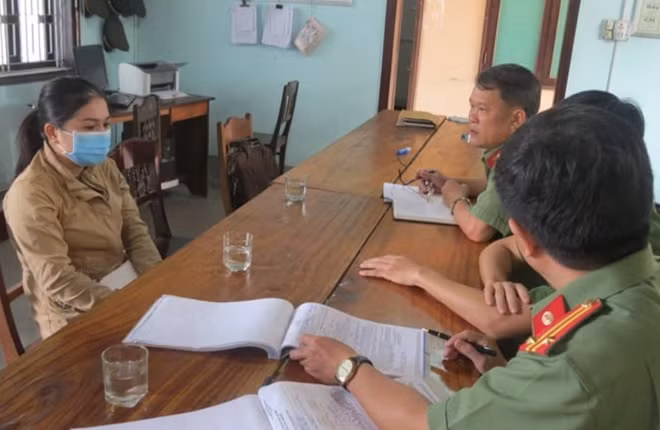 Công an xác minh hành vi vi phạm của Hoàng Thị Ph.