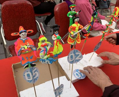 Nhiều nhân vật trong truyện được các nghệ nhân tò he nặn rất đẹp mắt.