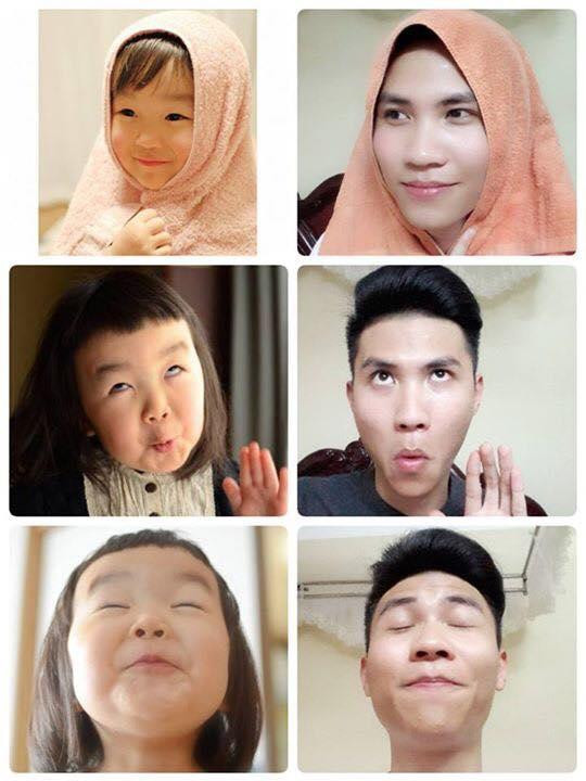 Giới trẻ đua nhau diễn sâu khi bắt chước loạt biểu cảm hài hước của nhóc tì Nhật - Ảnh 18. Giới trẻ đua nhau diễn sâu khi bắt chước loạt biểu cảm hài hước của nhóc tì Nhật - Ảnh 18.