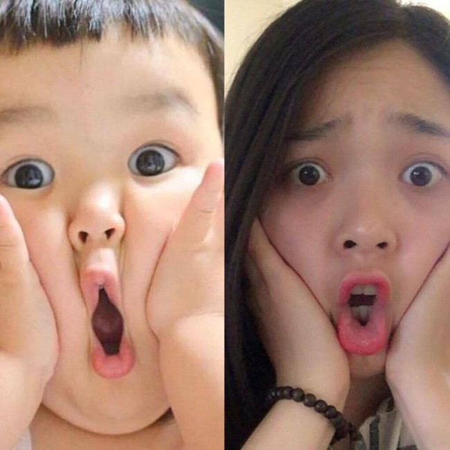 Giới trẻ đua nhau diễn sâu khi bắt chước loạt biểu cảm hài hước của nhóc tì Nhật - Ảnh 6. Giới trẻ đua nhau diễn sâu khi bắt chước loạt biểu cảm hài hước của nhóc tì Nhật - Ảnh 6.