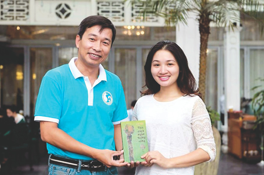 Nhà thơ Lữ Mai và kỹ sư Trần Thành.