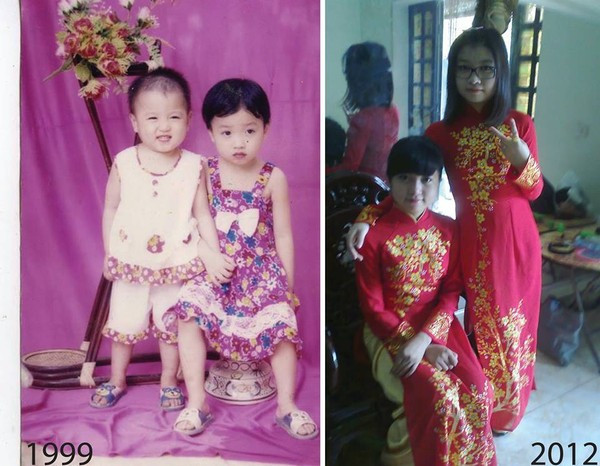 Trào lưu chia sẻ ảnh “ngày ấy và bây giờ” gây sốt cộng đồng mạng Trào lưu chia sẻ ảnh “ngày ấy và bây giờ” gây sốt cộng đồng mạng