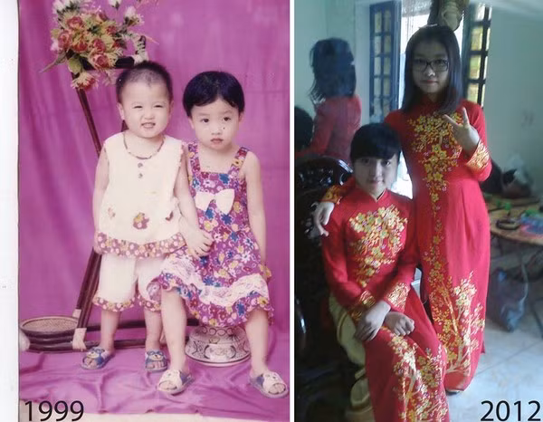 Trào lưu chia sẻ ảnh “ngày ấy và bây giờ” gây sốt cộng đồng mạng