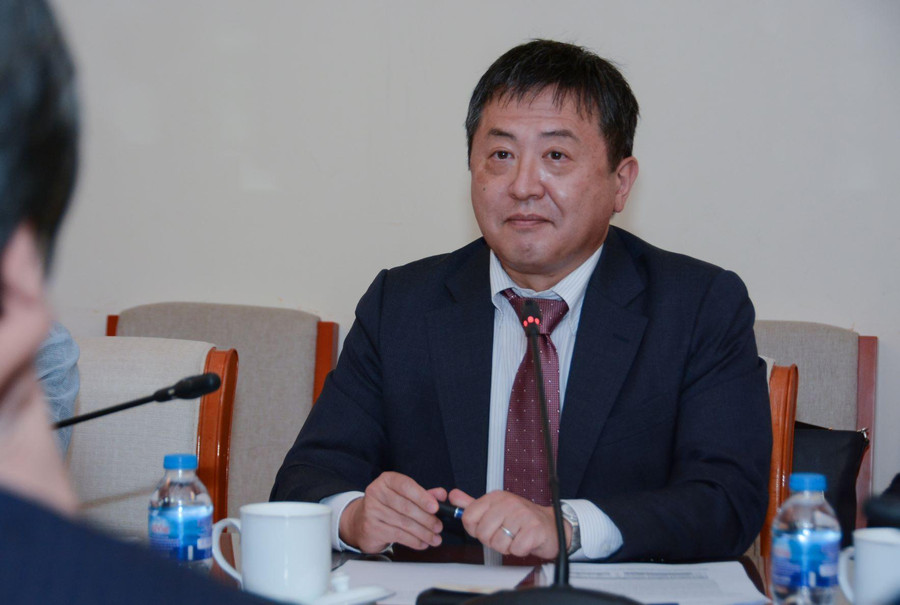 Ông Shimizu Akira, Trưởng đại diện JICA tại Việt Nam phát biểu tại buổi làm việc.