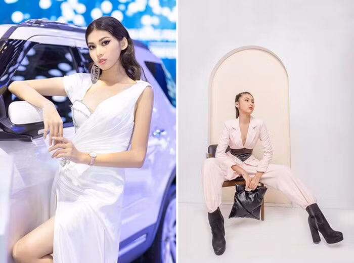 Đôi khi, Á hậu 2 Nguyễn Lê Ngọc Thảo lại lựa chon cho mình những bộ cánh cá tính, quyến rũ.