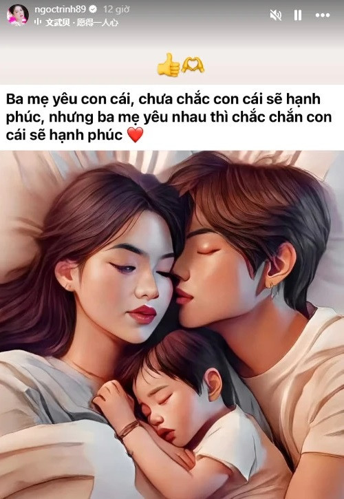 &apos;Nữ hoàng nội y&apos; Ngọc Trinh ẩn ý nhắc về gia đình.