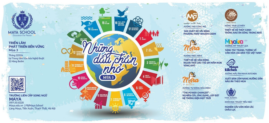 Triển lãm phát triển bền vững 'những dấu chân nhỏ' mùa 3. Triển lãm phát triển bền vững 'những dấu chân nhỏ' mùa 3.