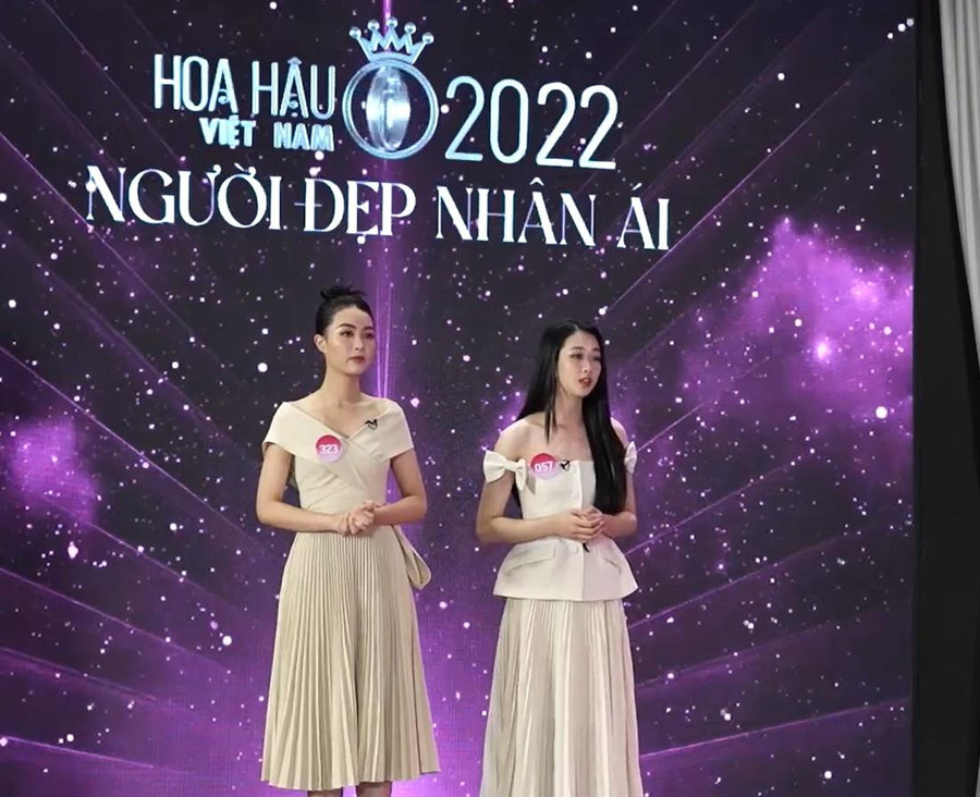 Hai thí sinh Nguyễn Thị Thanh Tâm và Nguyễn Linh Thu. Hai thí sinh Nguyễn Thị Thanh Tâm và Nguyễn Linh Thu.