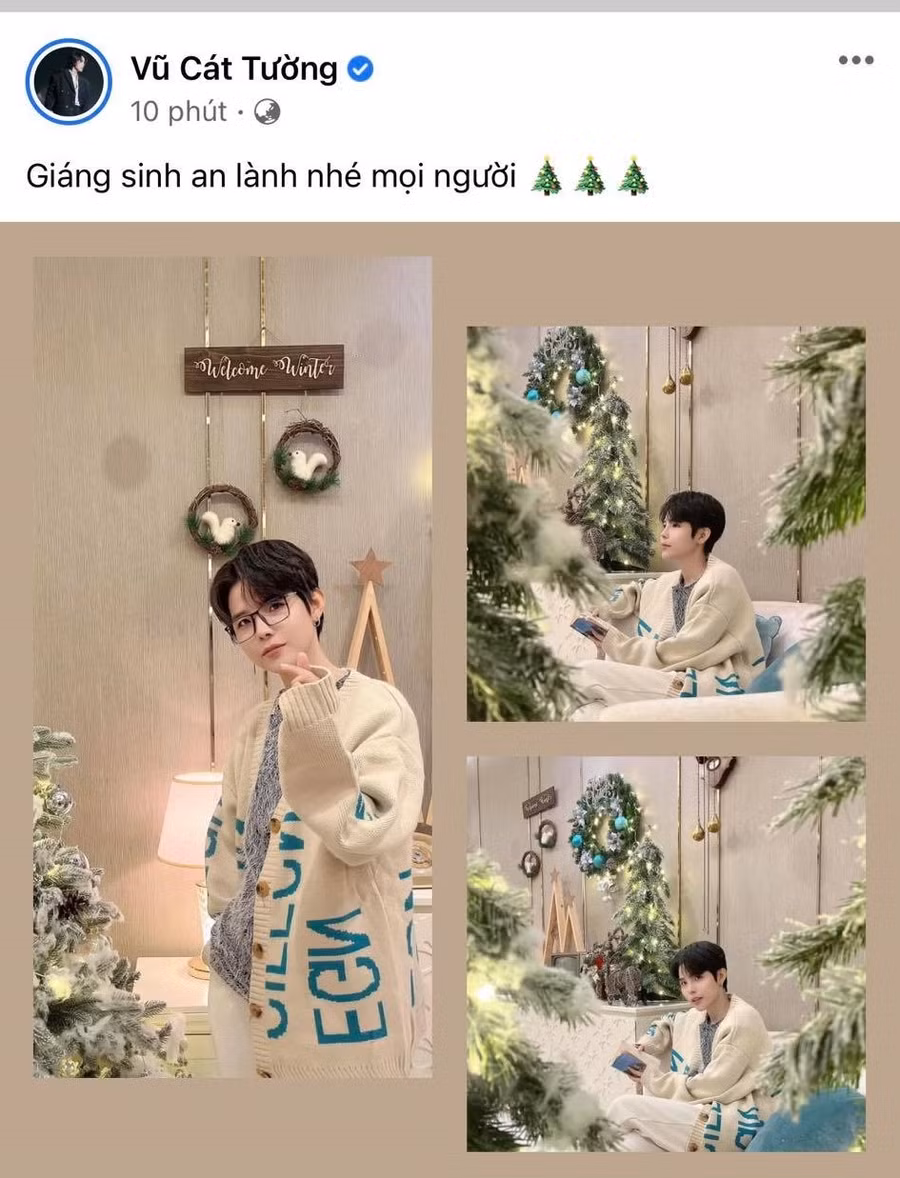 Giáng sinh ấm áp của ca sĩ Vũ Cát Tường.