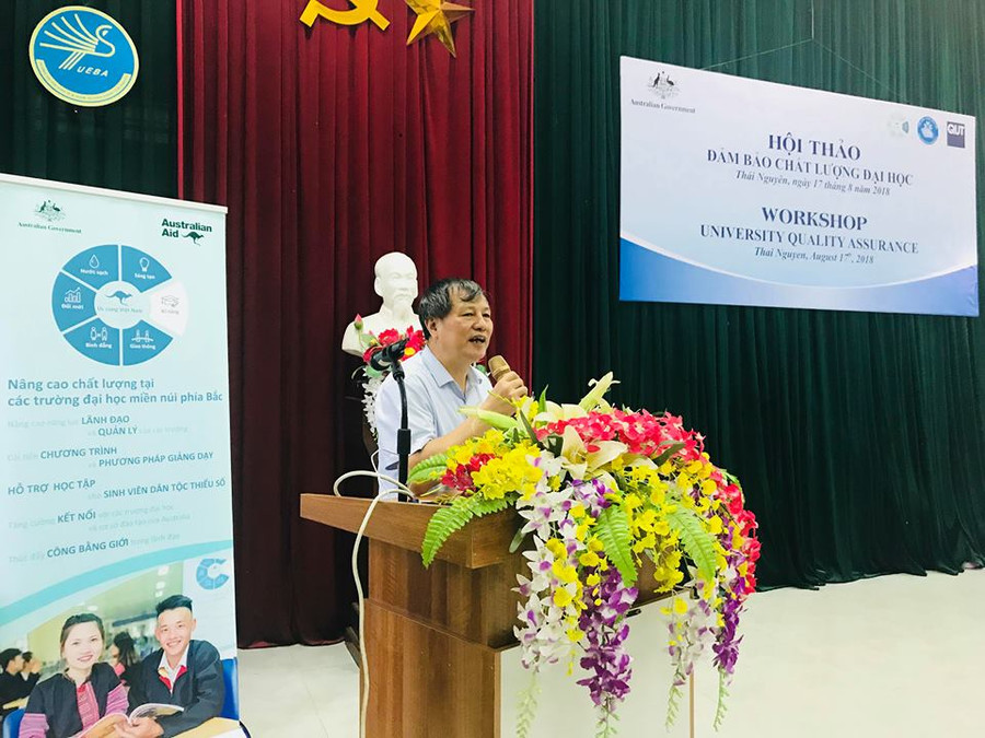 GS.TS Đặng Văn Minh - Phó Giám đốc ĐH Thái Nguyên - phát biểu khai mạc Hội thảo GS.TS Đặng Văn Minh - Phó Giám đốc ĐH Thái Nguyên - phát biểu khai mạc Hội thảo