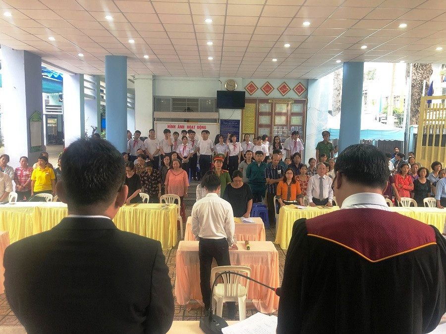 Phiên toàn nghe chủ tọa đọc tuyên án