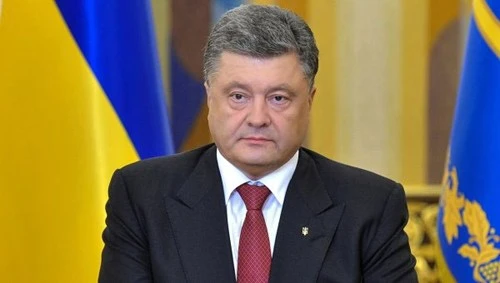 Tổng thống Ukraine Poroshenko. 