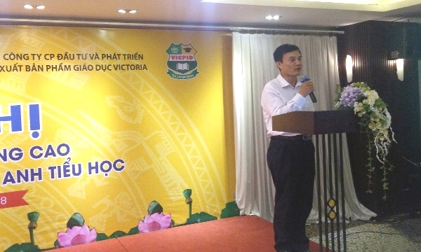 Ông Võ Minh Lợi - Phó GĐ Sở GD&ĐT Cần Thơ phát biểu tại Hội thảo Ông Võ Minh Lợi - Phó GĐ Sở GD&ĐT Cần Thơ phát biểu tại Hội thảo