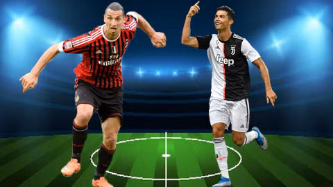 Hi vọng về cuộc đối đầu giữa chân sút cự phách Ibrahimovic với Ronaldo đã không thành hiện thực.