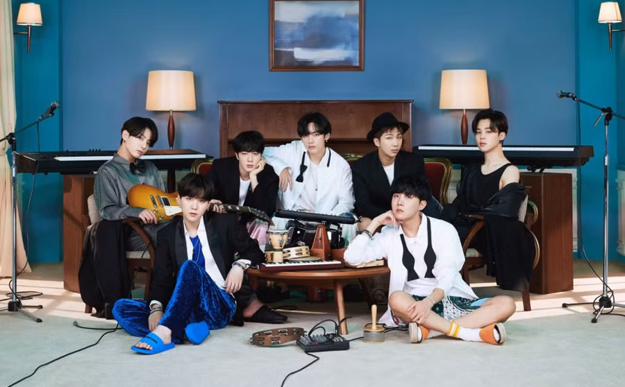 Nhóm nhạc BTS.