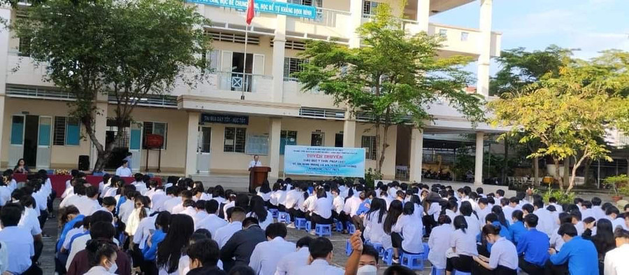 Học viên Trung tâm GDTX-GDNN quận Bình Thuỷ (TP Cần Thơ) . Ảnh: NTCC Học viên Trung tâm GDTX-GDNN quận Bình Thuỷ (TP Cần Thơ) . Ảnh: NTCC