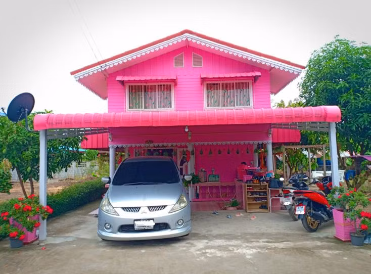 Sửng sốt cơ ngơi của người phụ nữ "cuồng" màu hồng ảnh 1