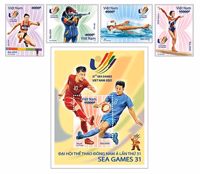 Bộ Thông tin và Truyền thông phát hành bộ tem “Đại hội Thể thao Đông Nam Á lần thứ 31 - SEA Games 31”.