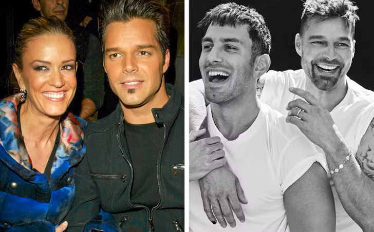 Ricky Martin: Ca sĩ nổi tiếng Ricky Martin từng hẹn hò với nữ MC truyền hình Rebecca de Alba trong 14 năm. Cặp đôi thậm chí đã có kế hoạch kết hôn và sinh con. Tuy nhiên, kế hoạch này đã dừng lại. Sau đó, Ricky Martin đã kết hôn với Jwan Yosef và cặp đôi đang cùng nhau nuôi 3 người con. Thậm chí, anh còn công bố mình là người đồng tính trên trang Twitter bằng cả tiếng tiếng Tây Ban Nha và tiếng Anh.