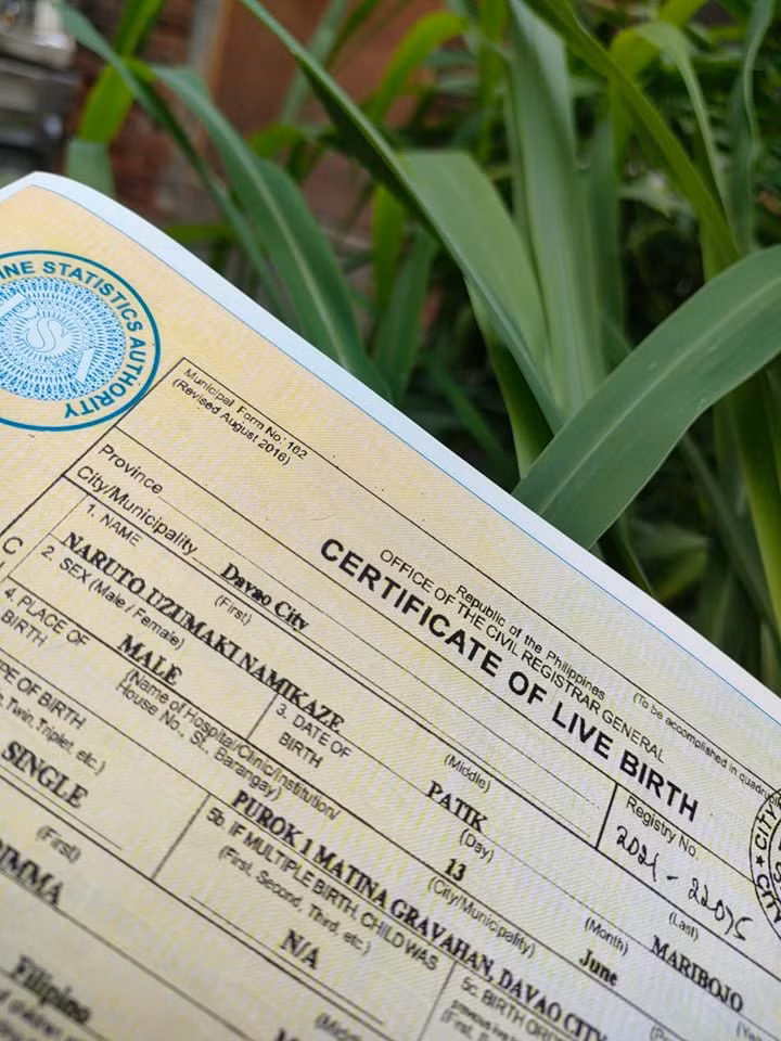 Ông bố trẻ đặt tên con theo tên nhân vật chính trong cuốn truyện tranh nổi tiếng Naruto.