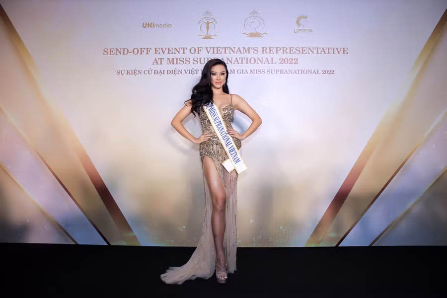 Kim Duyên tiếp tục được dự đoán lọt top cao tại Hoa hậu Siêu quốc gia 2022.