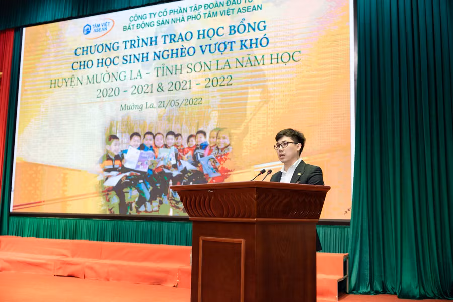 Phát biểu của ông Nguyễn Chính Hoàng–đại diện Tập đoàn Đầu tư Bất động sản nhà phố Tâm Việt Asean.