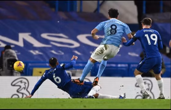 Ngôi sao Ilkay Gundogan mở tỷ số trận đấu ở phút 18.