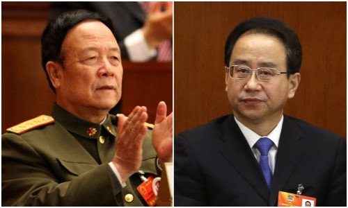 Quách Bá Hùng (trái) và Lệnh Kế Hoạch. Ảnh: SCMP/WCT tq-2531-1434125446-1-2821-1434558314.jpg