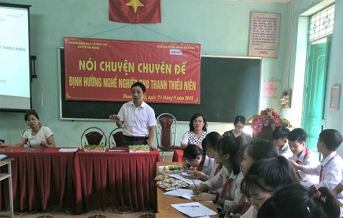 Buổi nói chuyện chuyên đề, định hướng nghề nghiệp tại Trường THCS Thanh Tương Buổi nói chuyện chuyên đề, định hướng nghề nghiệp tại Trường THCS Thanh Tương