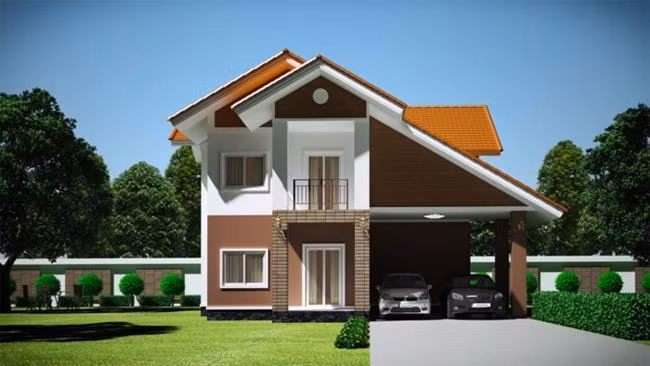 10 mẫu biệt thự 2 tầng 700 triệu đồng đẹp hút mắt ảnh 9