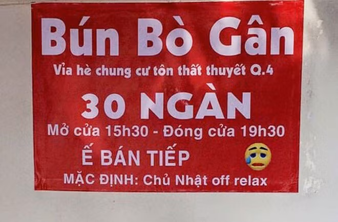 Ế thì bán tiếp thôi.