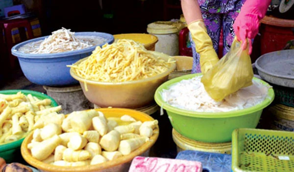 Cách nhận biết thực phẩm dùng chất tẩy trắng