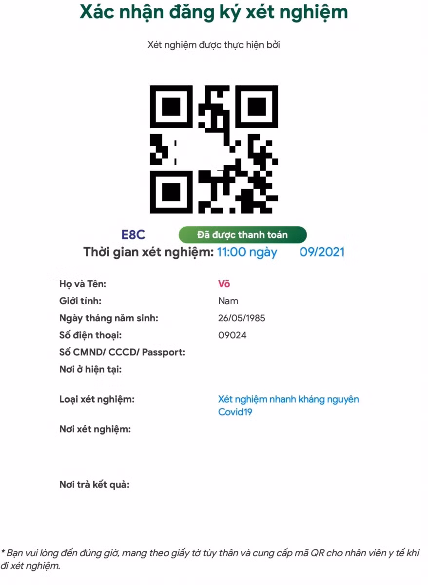 Gần 1.000 cán bộ, chiến sĩ Công an Nhân đã đượ thực hiện các xét nghiệm cần thiết.