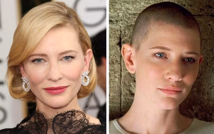 Cate Blanchett xuống tóc để tham gia bộ phim Heaven.