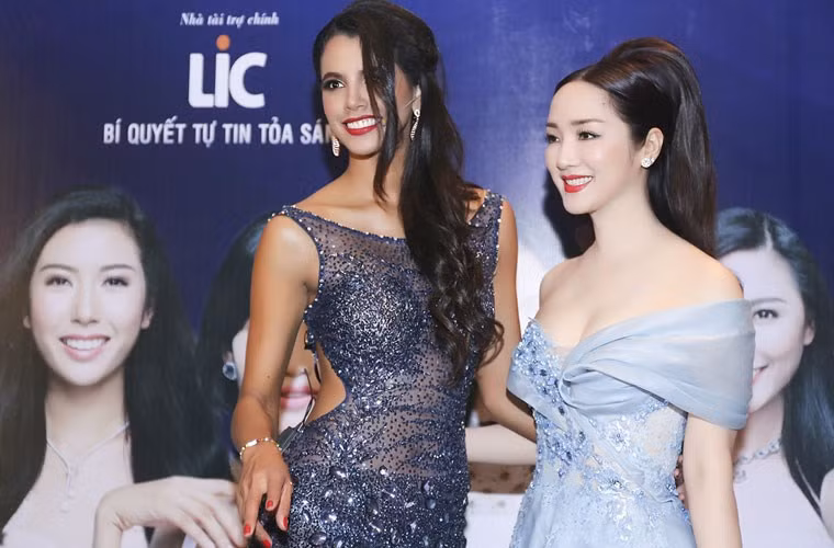Giáng My đẹp kiêu sa bên Hoa hậu Thế giới 2011