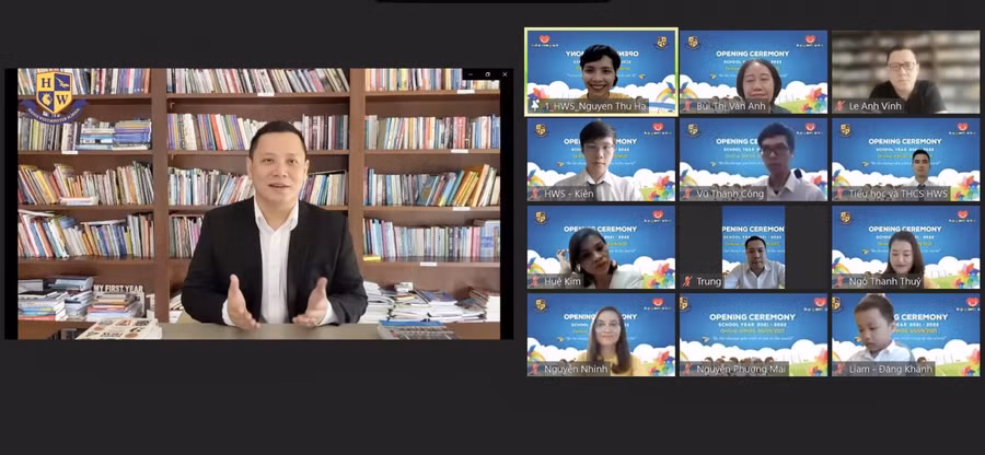 GS.TS. Lê Anh Vinh phát biểu tại buổi lễ