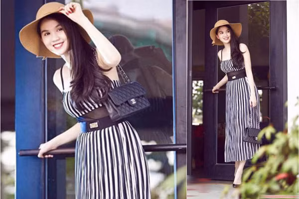 Sao Việt cá tính với kẻ sọc đen trắng ảnh 5