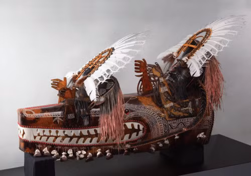 Mặt nạ vùng Eo biển Torres lần đầu được giới thiệu tại Việt Nam tại Bảo tàng Dân tộc học, tháng 5/2018