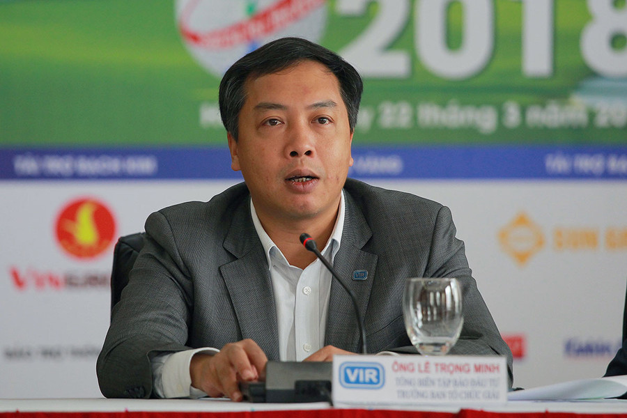 Ông Lê Trọng Minh – Tổng Biên tập Báo Đầu tư, Trưởng Ban Tổ chức giải - thông tin về giải đấu