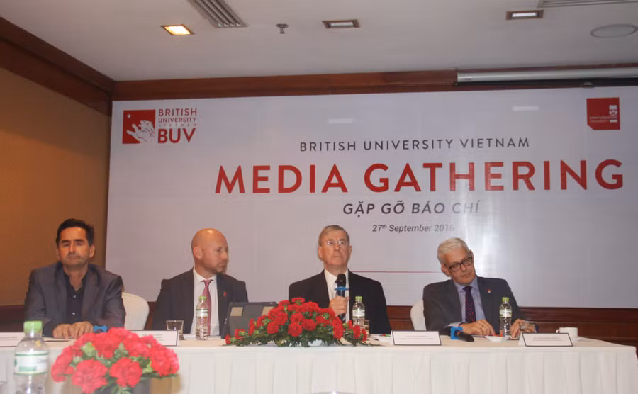 Trường ĐH Anh quốc Việt Nam tổ chức họp báo sáng 27/9