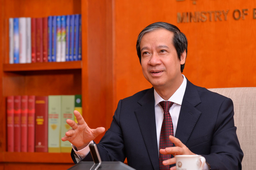 Bộ trưởng Bộ GD&ĐT Nguyễn Kim Sơn.