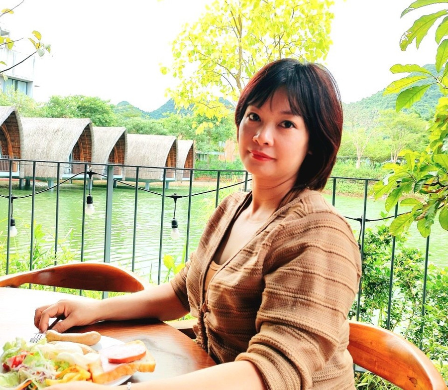 Cô Hoàng Thị Ngân từ một nhà báo &quot;rẽ ngang&quot; thành giáo viên mầm non.