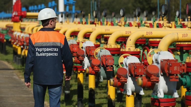 Cơ sở lưu trữ khí đốt của Ukraine lớn hàng đầu châu Âu. Ảnh: Getty