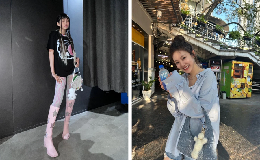 Hyein (NewJeans) và NingNing (aespa) mê mẩn móc khoá Hyein (NewJeans) và NingNing (aespa) mê mẩn móc khoá