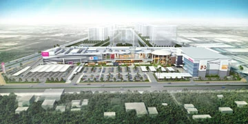 Phối cảnh Trung tâm thương mại Aeon Mall Long Biên. Ảnh: AEON