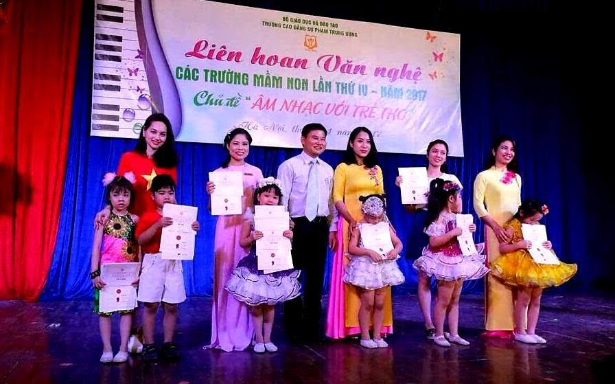 Liên hoan văn nghệ các trường mầm non thực hành